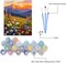 Paint By Numbers Landscape Kit for Adults – 16x20 Inch Sunset Flower Mountain DIY Acrylic Paint by Numbers Canvas Set for Beginners, Wall Decor & Gift